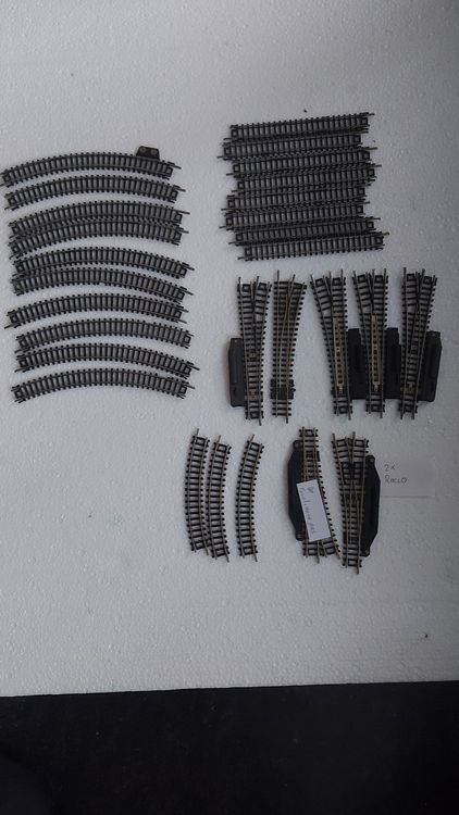 Gros Lot De Rails Jouef, Lima, Roco Pour Train électrique HO – 6,7 Kg De Voie Ferrée D'occasion
