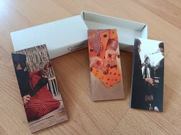 Drei magnetische Buchzeichen