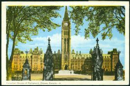 1947_AK Canadian Houses of Parlament; von Ottawa nach Bern