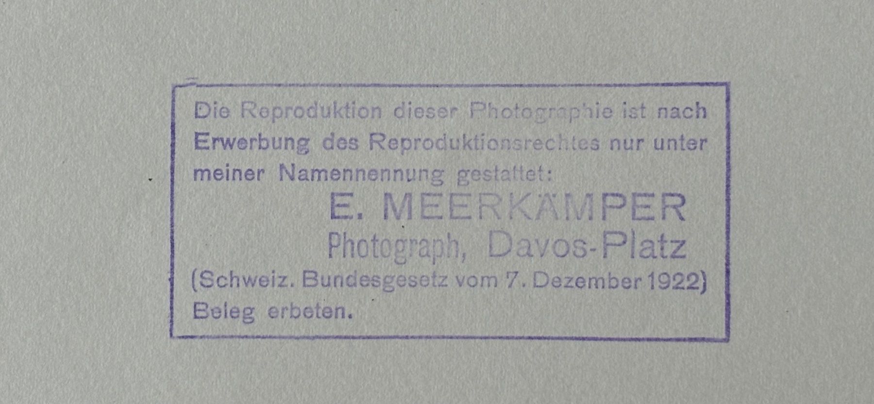 Foto & Immagini: Vintage E. Meerkämper, Davos, Gornergratgletscher, Wallis – Usato da Frauenfeld venduto da Merk52 5