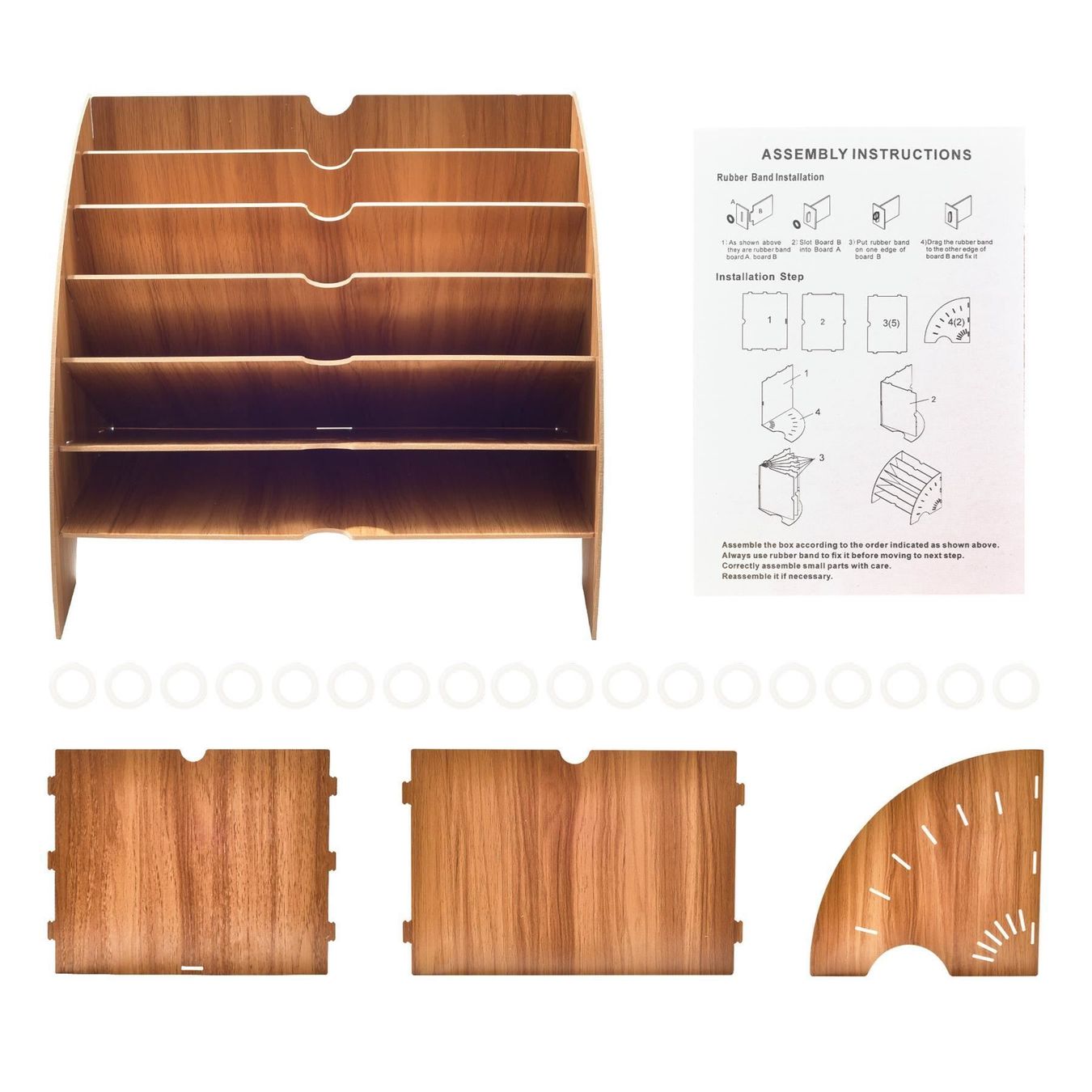 Koffer & Taschen: Dokumentenablage Holz mit 6 Fächern – Neu (gemäss Beschreibung) aus Thun von nuonuoshop 2