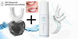 Original V-White 360 Grad Ultraschall Zahnbürste Set