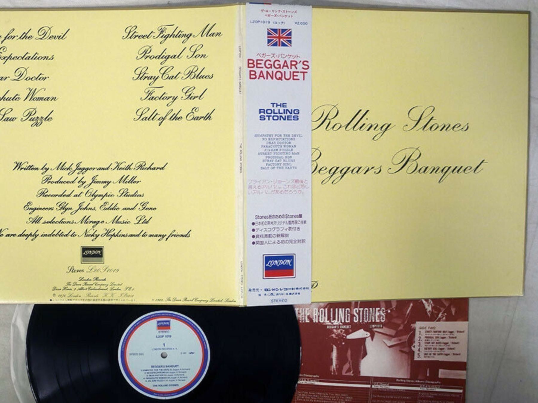 Schallplatten: ROLLING STONES beggerBanquet L20P1019 LP – Gebraucht aus founex von cetrarese01 1