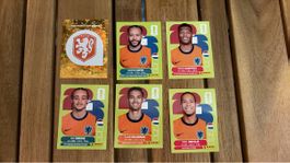Panini Sticker Fussball Niederlande 6 Stück