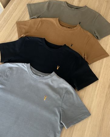 T-Shirts unifarbig Gr.158 