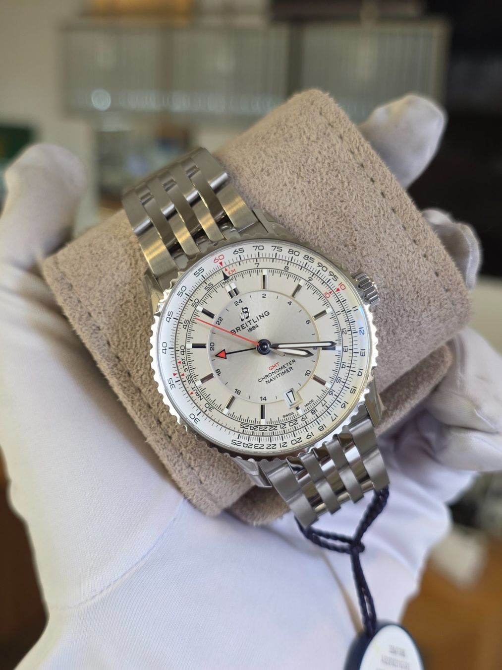 Breitling Montres: BREITLING NAVITIMER GMT 41 / FULL SET - 2026 – D'occasion à Zürich par YB_Zuerich