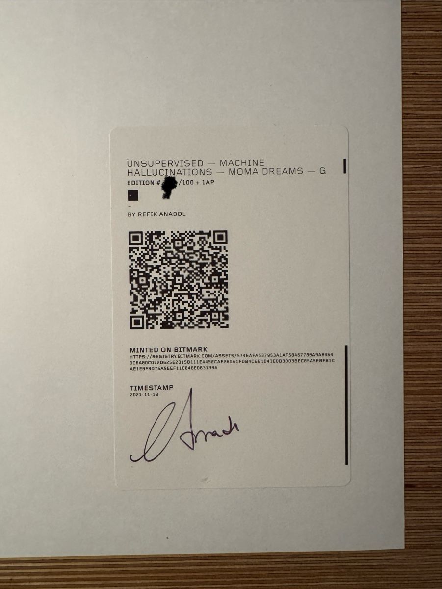 Grafica & Litografie: Original Refik Anadol - Signiert und nummeriert – Usato da Zürich venduto da WKND93 3