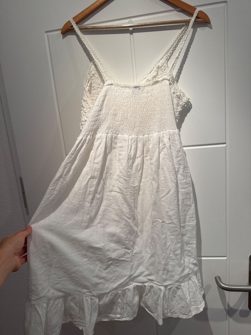 Vestiti: Kleid Sommer weiss Spitze Grösse M / L – Usato da zug venduto da MollyMoo28 1
