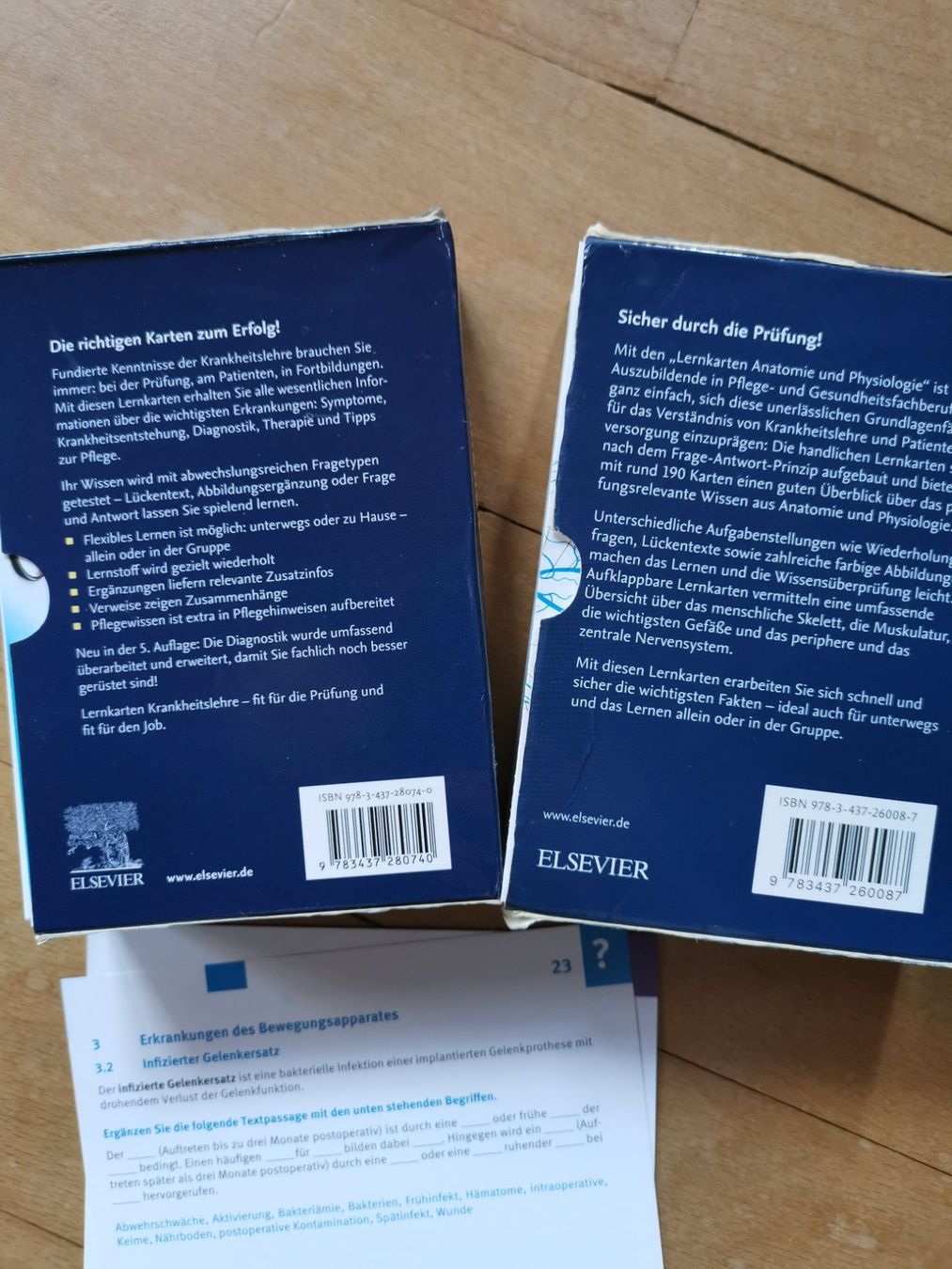 Altro materiale scolastico: Lernkarten Anatomie und Krankheitslehre – Usato da Igis venduto da Edelwiss1 1