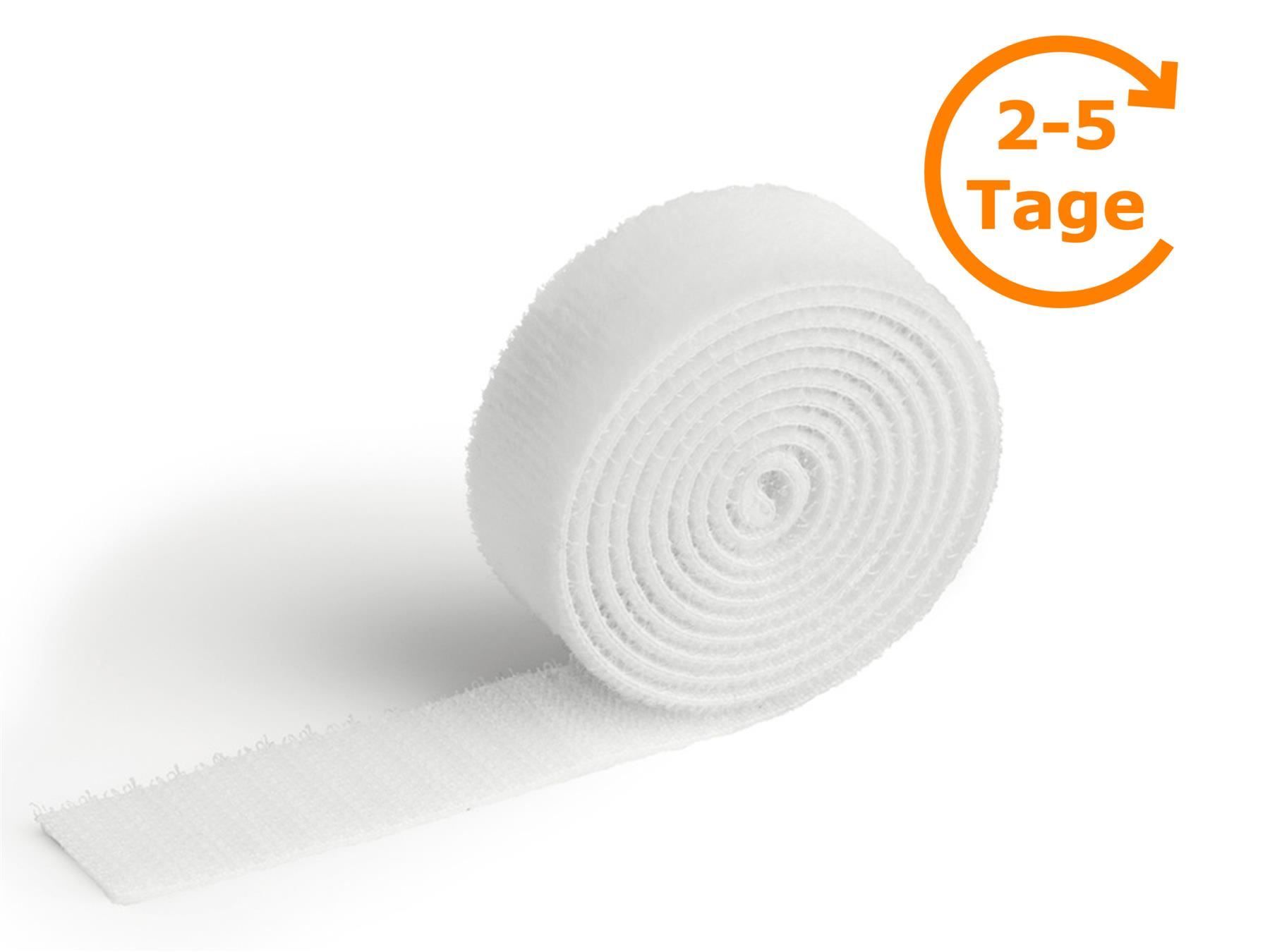 Cavi: Klett-Kabelbinder, 20 mm x 1 m, weiss – Nuovo e nell'imballaggio originale da St. Gallen venduto da cointec