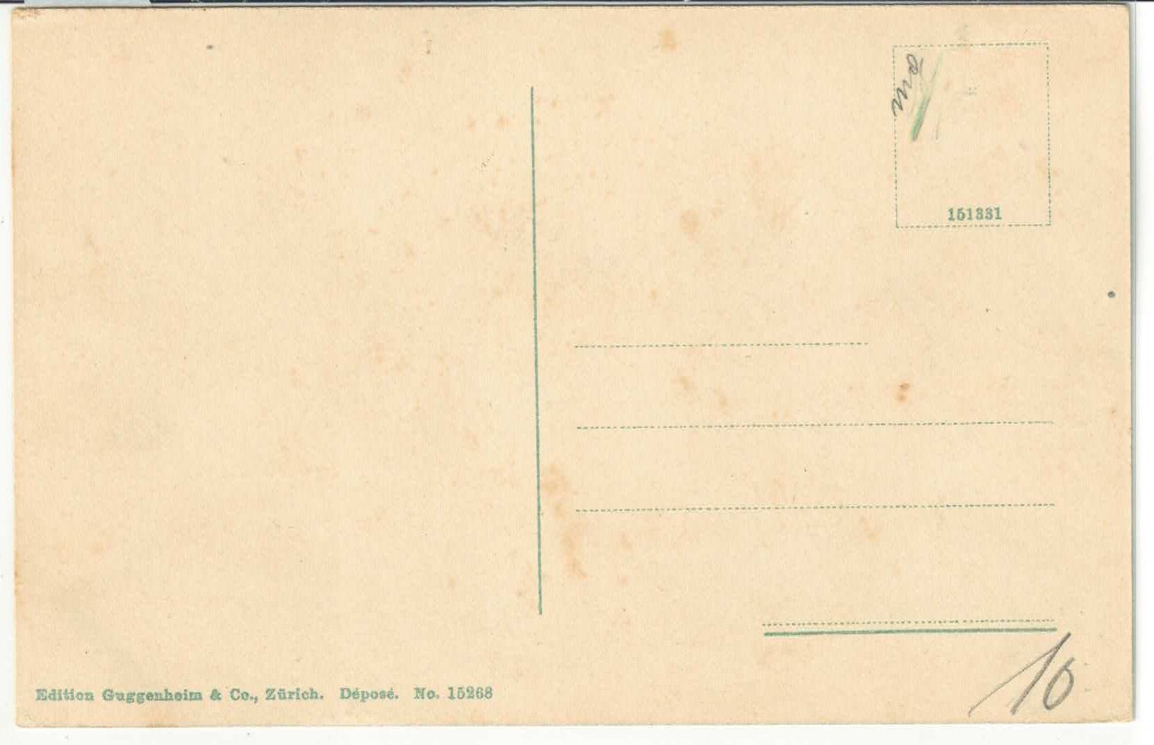 Cartoline postali: Rorschach - Reform. Kirche - Litho – Difettoso da Ettingen venduto da Kartenplanet 1