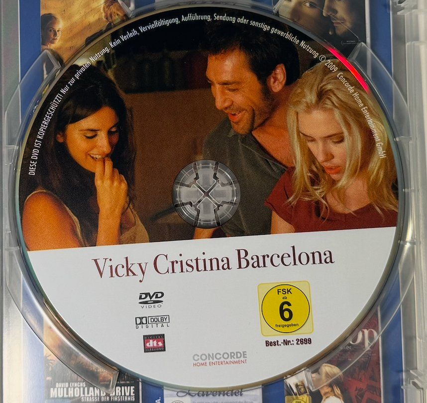Tutti i DVDs: DVD VICKI CRISTINA BARCELONA – Usato da Wisen venduto da gigisna 1