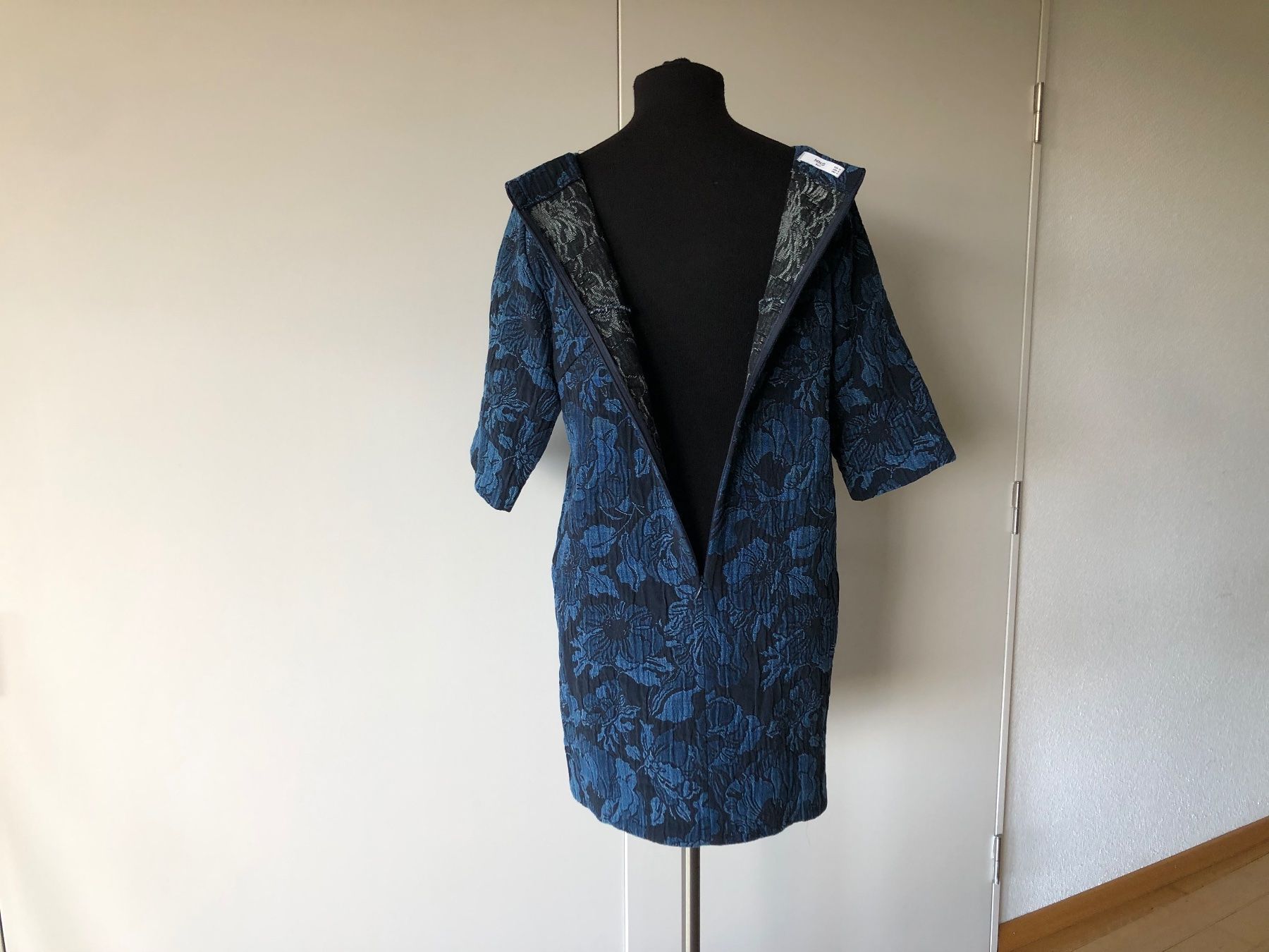 Mango Kleider: MNG Kleid Blau Wunderschöner Stoff! Gr M – Gebraucht aus Bern von Etzy 6