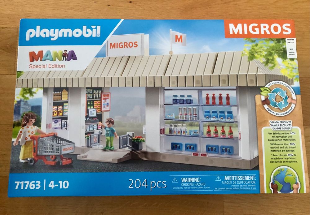 Playmobil MANIA Migros Filiale 71763 (Neuf avec emballage d'origine) à