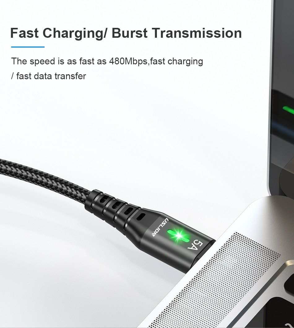 Samsung Chargements: USLION USB C Kabel  Fast Charging 1M 5A – Neuf avec emballage d'origine à Uerkheim par Kaufoption 1