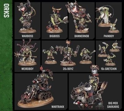 Kit di modellismo & Modellini statici: Warhammer 40.000 Armageddon Orks Army Half  – Nuovo (secondo la descrizione) da Zürich venduto da kitkis