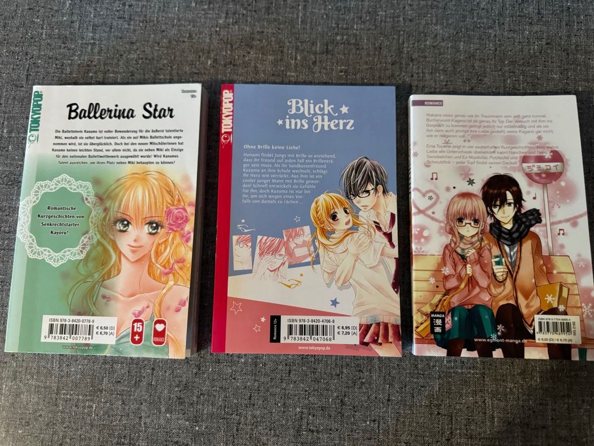 Comics: 3 Einzelbände Romance Manga – Gebraucht aus Neuhausen von rom_zrr2 1