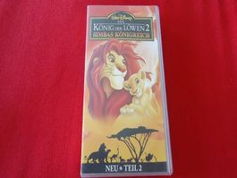 VHS - König der Löwen 2 - Simbas Königreich - Disney!