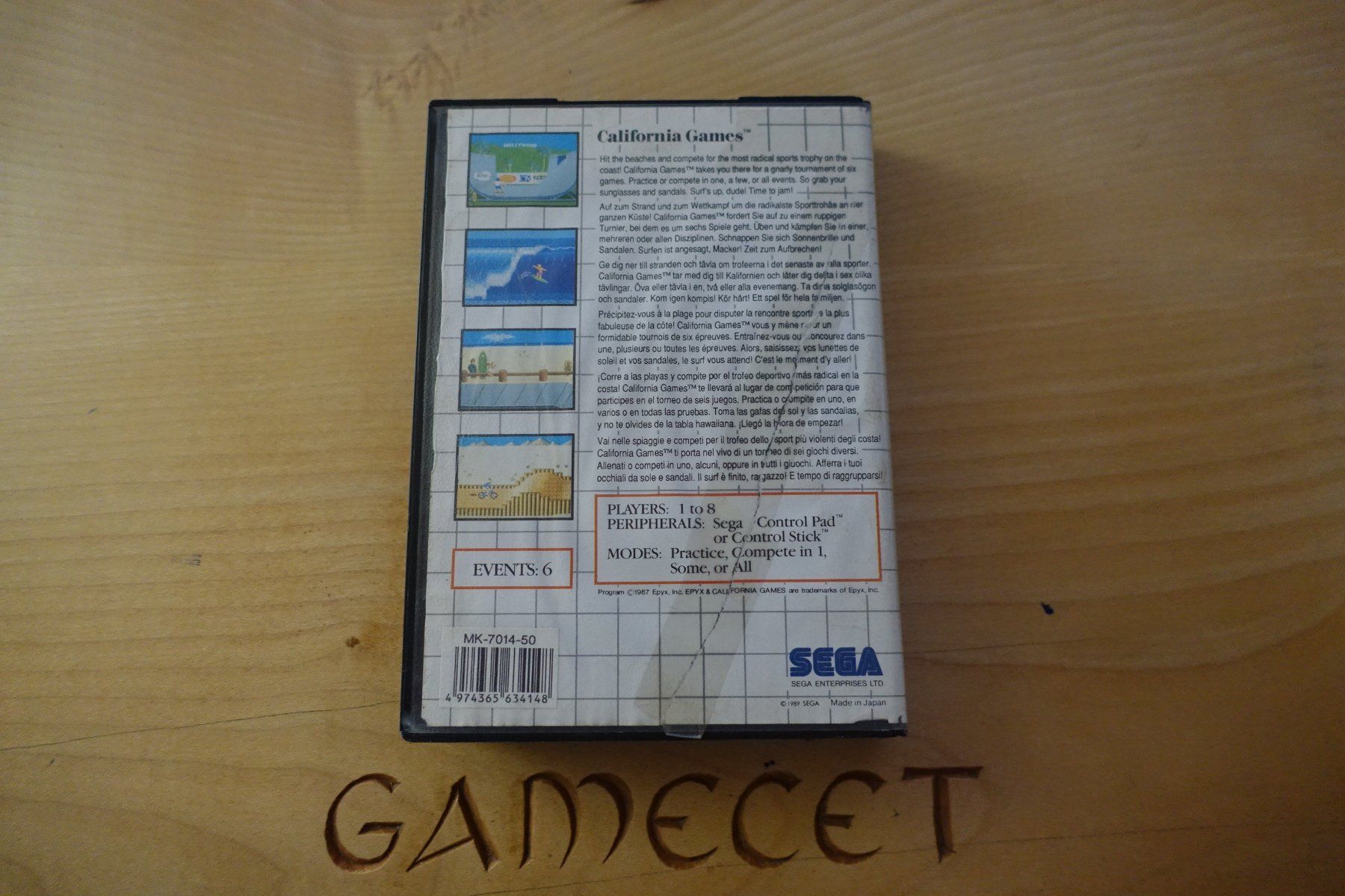 Sega Spiele: California Games – Gebraucht aus Steinach von Gamecetch 3