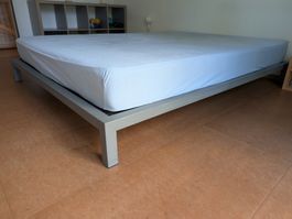Bettrahmen 200 x 160 - metall, anthrazit