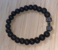 Perlenarmband Live Lift, Armband, bracelet, schwarz, black