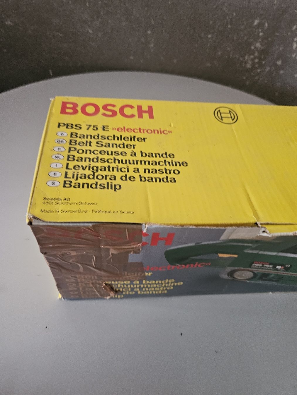 Bosch Aiguiseuses & polisseuses: BOSCH PBS 75 E-electronic Bandschleifer neuwertig – D'occasion à Meisterschwanden par Luluku 2