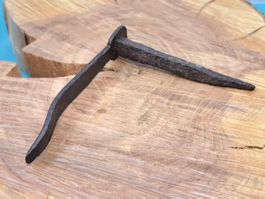 1 antiker Nagel mit Lasche, Schmiedeisen (LOT2012#NSH6)