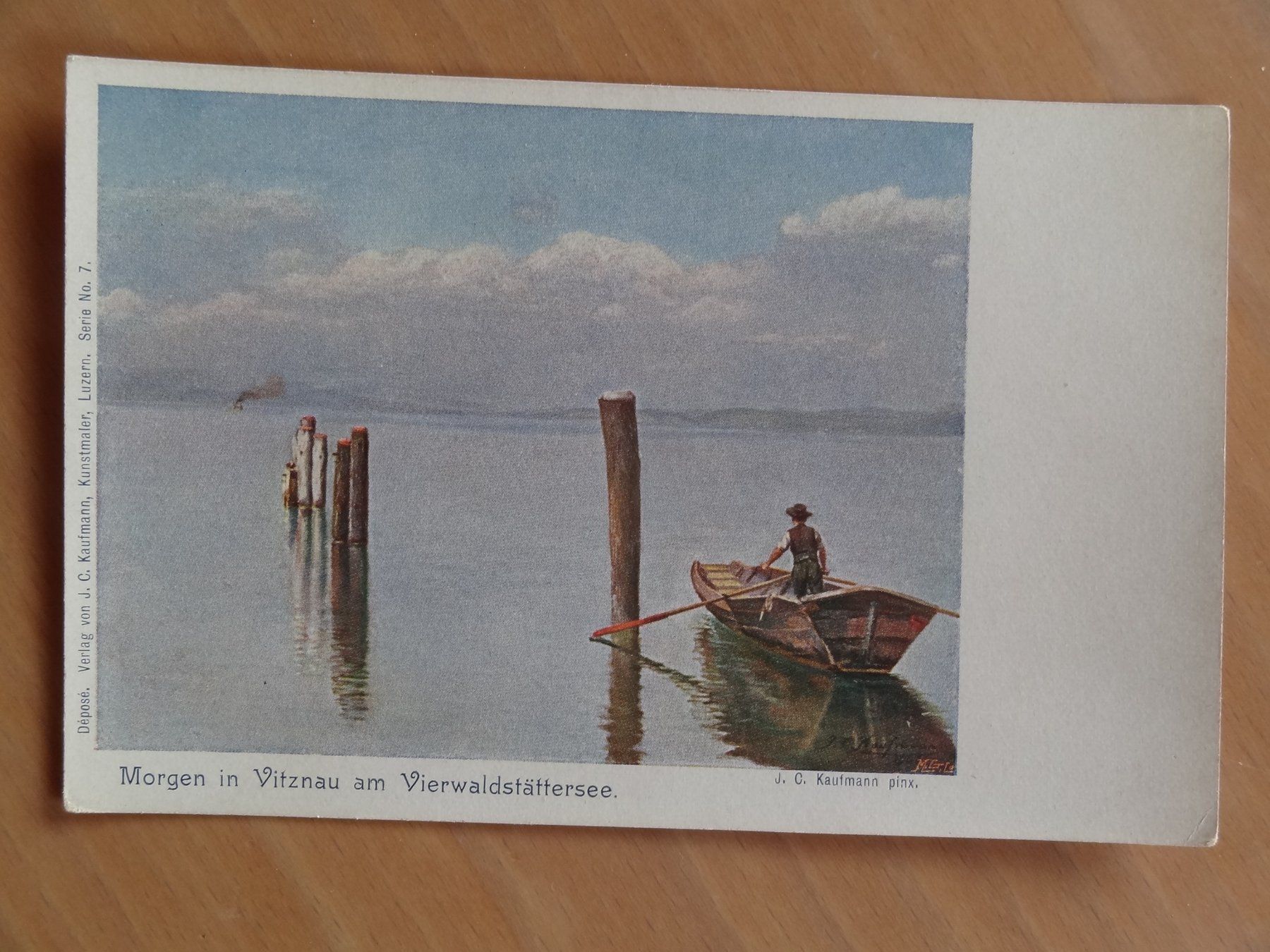 Cartoline postali: Vitznau - Lac des Quatre-Cantons – Usato da St Léonard venduto da Riglin