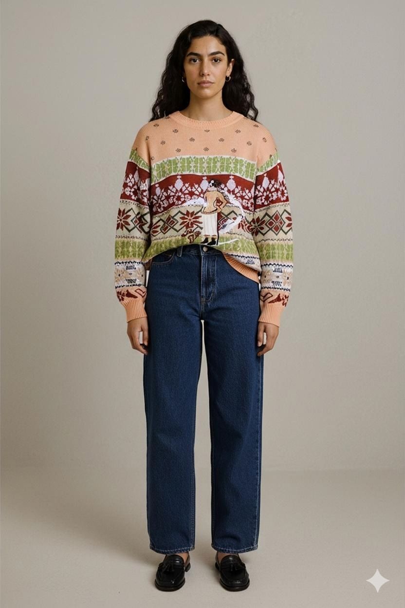 Maglioni & Felpe: Paola Davoli italienischer Wollmischgewebe-Pullover mit – Usato da Zug venduto da vinokilo