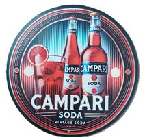 CAMPARI SODA - Blechschild  (neu/OVP)
