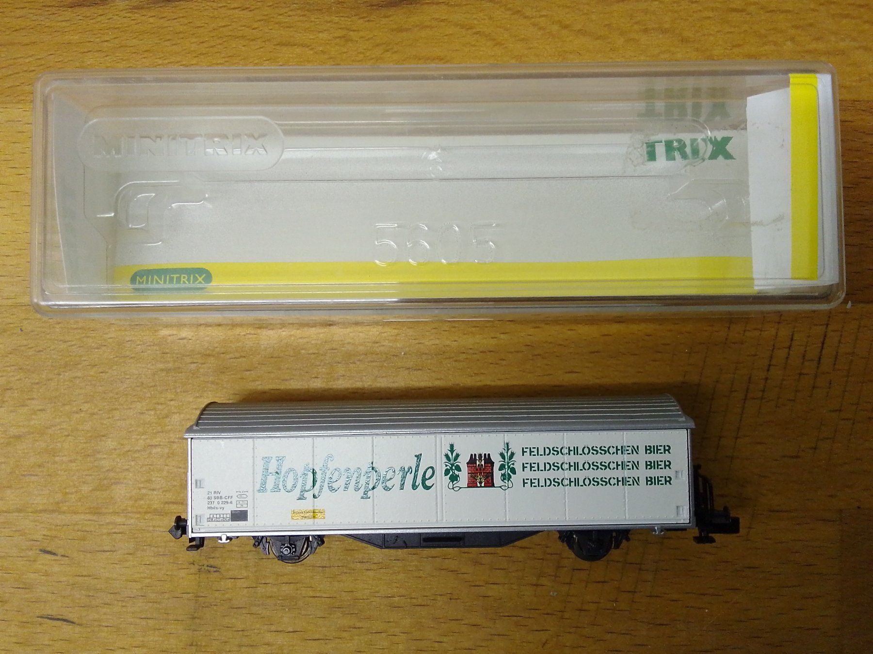 Trix Modellini di ferrovie: Güterwagen "Hopfenperle" – Usato da Zollikofen venduto da Noak 2