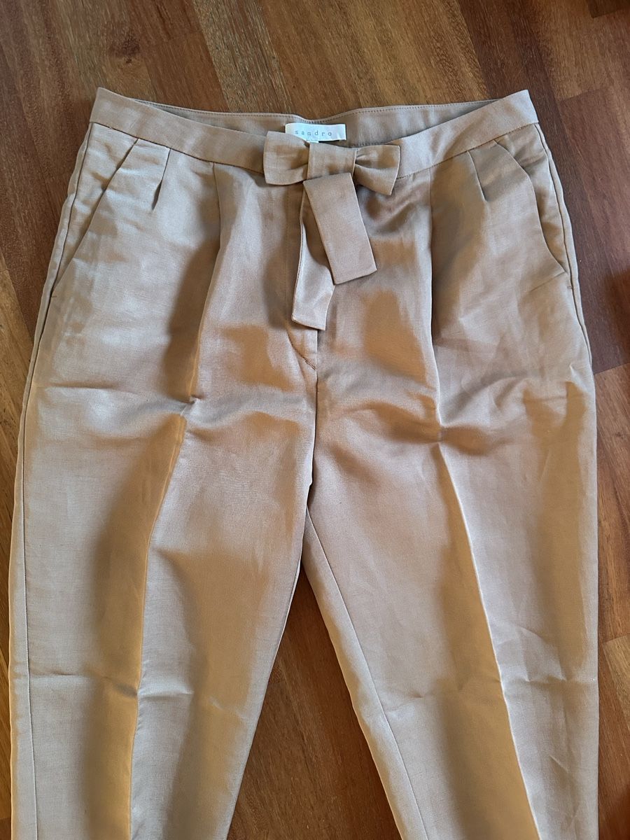 Sandro Pantaloni: Sandro Hose mit Schleife, Gr.40 – Nuovo (secondo la descrizione) da Uster venduto da staernli4