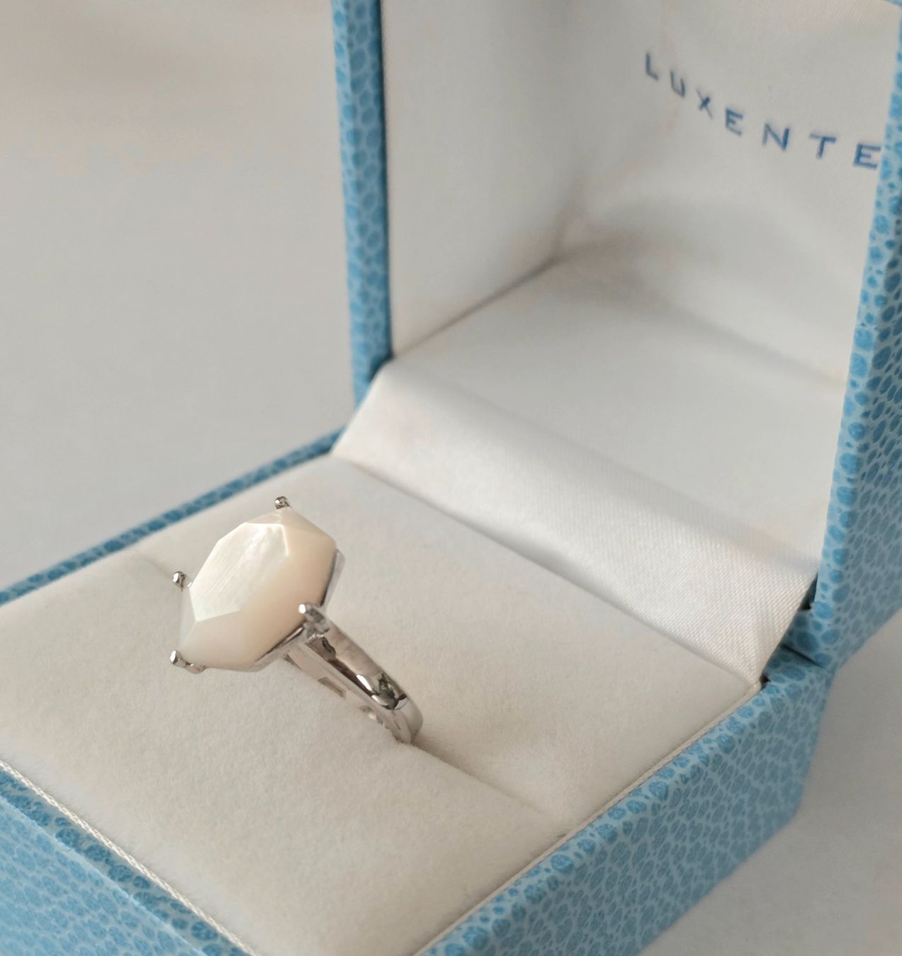 Anelli: Silberring 925 mit Perlmutter, elegant & dezent - Neu – Nuovo e nell'imballaggio originale da Uetikon am See venduto da Coralreef 4
