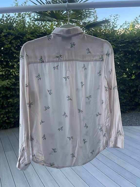 Camicette: Bluse mit Einhorn Print - Rosa - XS/S – Usato da Horgen venduto da ts5_8tgx 1
