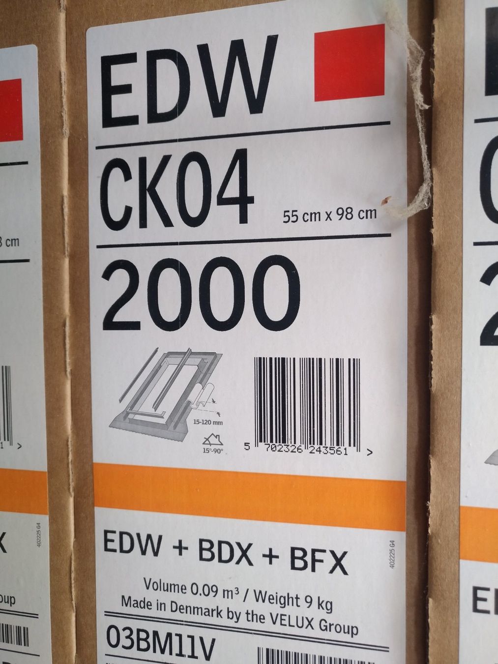 Baustoffe & - elemente: Dachfenster Velux 55x98, inkl. Eindeckrahmen – Neu und originalverpackt aus Wilchingen von  2