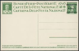 1916 - Pro Patria - Bundesfeierkarte - Entwertet