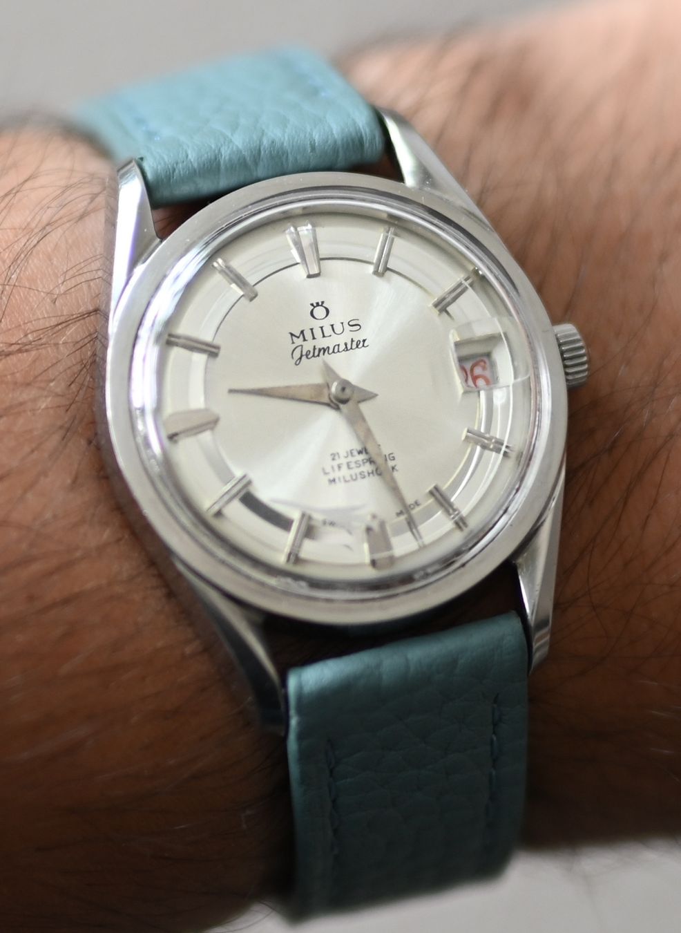Milus Orologi: MILUS Jetmaster - Polerouter Style Vintage Uhr – Usato da Bern venduto da DasSpaghett 5