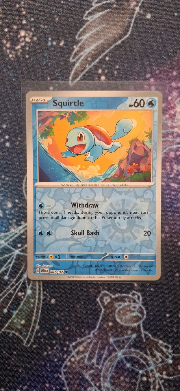 Pokémon Carte collezionabili: Squirtle Reverse - MEW 007/165 Pokemon 151 ENG – Nuovo (secondo la descrizione) da Petit-Lancy venduto da Kara_TCG 1