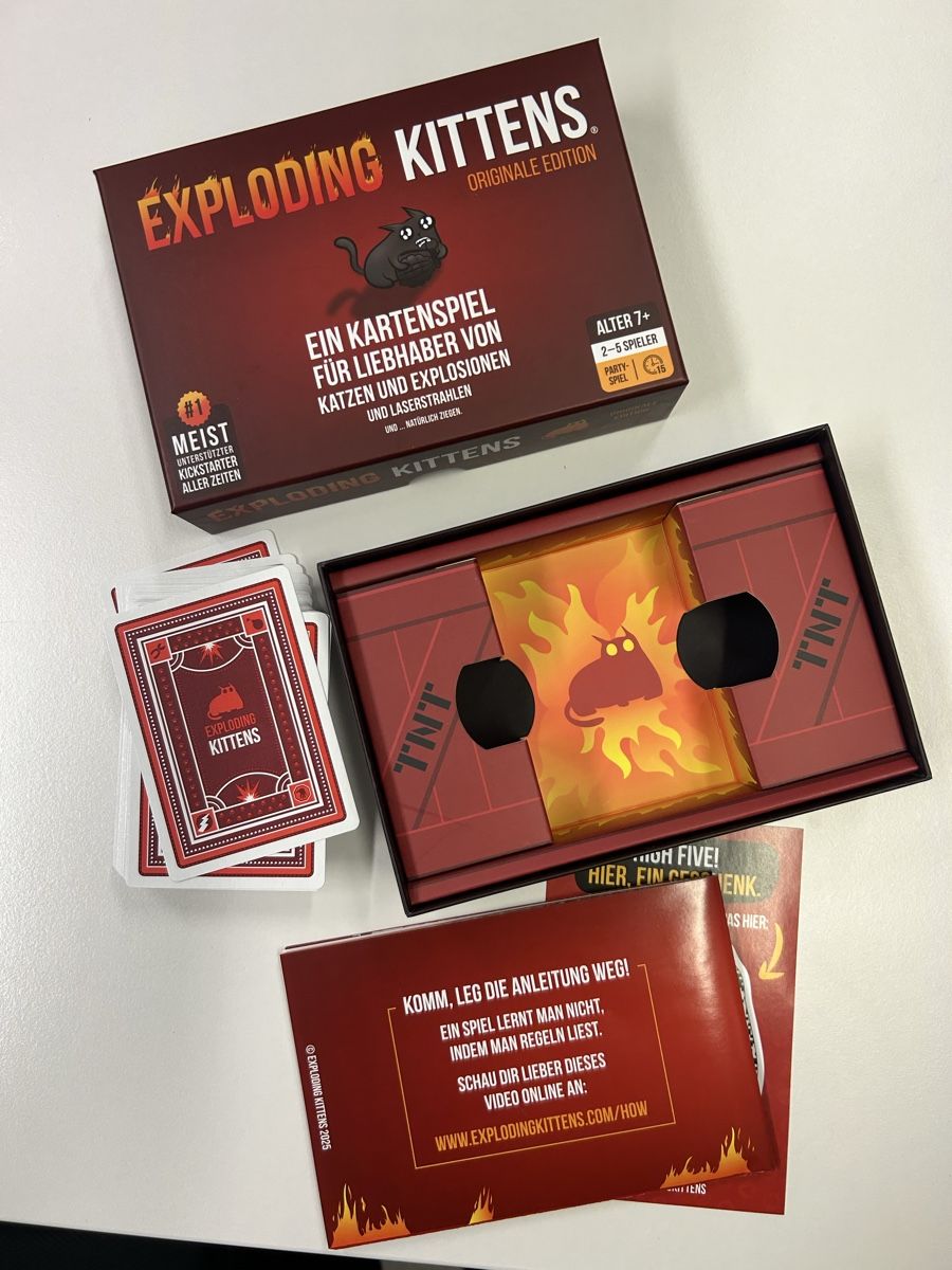 Jeux: Kartenspiel Exploding Kittens Original Edition neuwertig 1.- – Neuf (Voir description) à Oberwil BL par 8Daniel1Hale 1