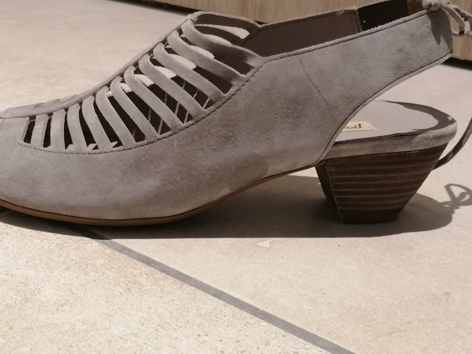 Paul Green Scarpe da donna: Sandales Paul Green en daim gris – Nuovo (secondo la descrizione) da Marly venduto da FabienneVrs 2