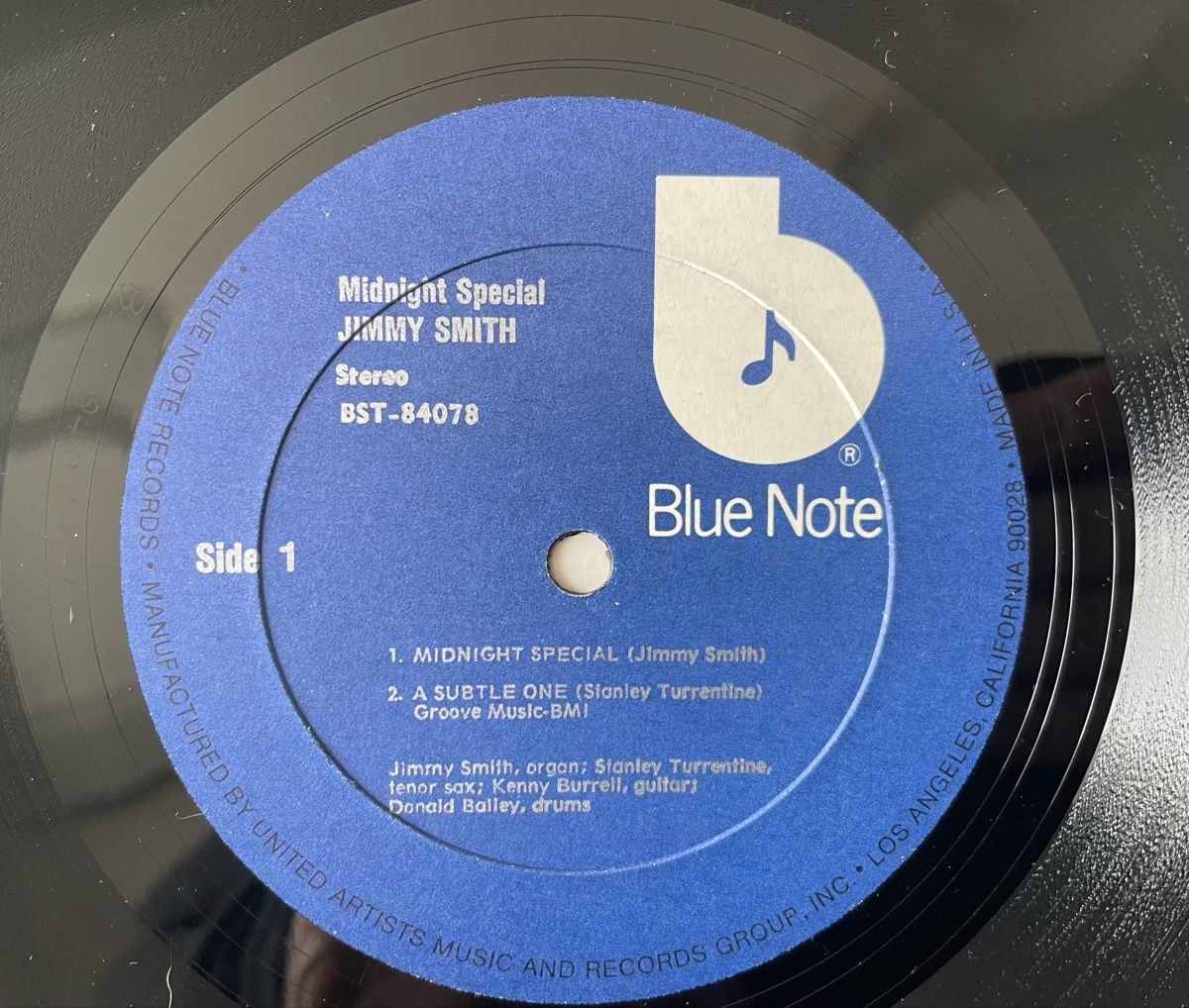 Dischi in vinile: Jimi Smith - Midnight Special - Blue Note Vinyl LP – Usato da Olten venduto da Bluespapst 5