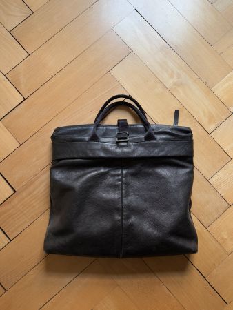 COS - Leder Tasche schwarz