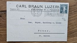 Postkarte mit 138 III (26.--) ab 3.--