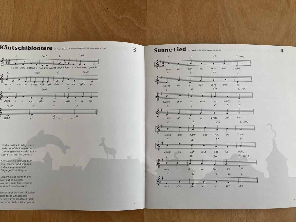 Libri: Liederheft L. Bardill, L. Pauli – Usato da Frenkendorf venduto da helping5 2