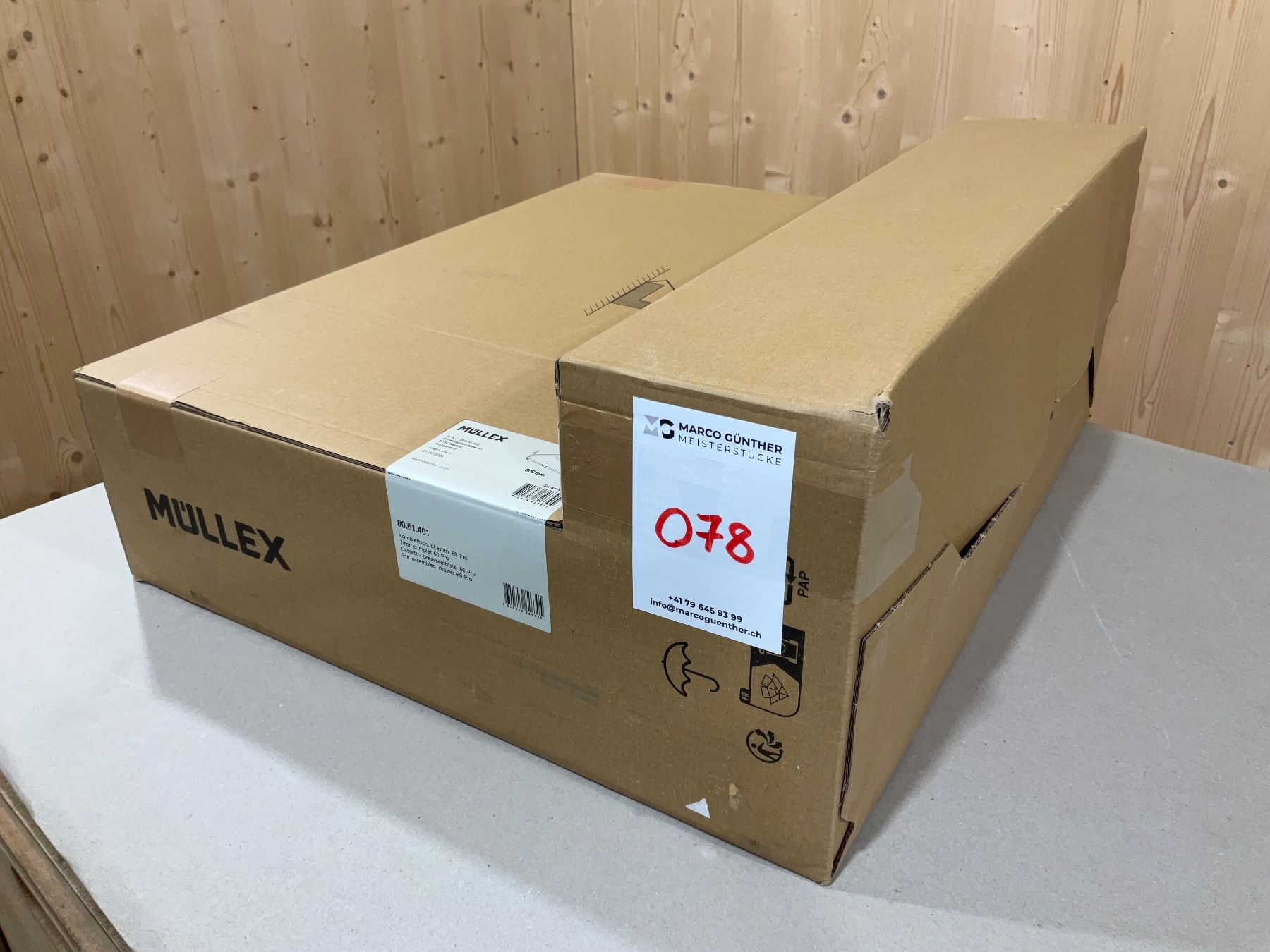 Müllex Cestini per rifiuti: 078 Müllex Abfallsystem Komplettschubkasten 60 Pro – Nuovo e nell'imballaggio originale da Derendingen venduto da Meisterstuecke 5