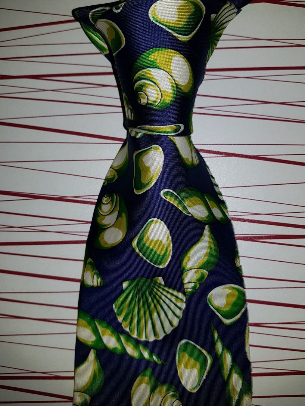 Moschino Krawatten: Cravate en soie / Seiden Krawatte MOSCHINO – Gebraucht aus Cossonay-ville von Super-Price-Quality 9