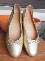 LUXUS BALLERINA ITAL. DESIGNER LARIO GOLD Gr. 42 1/2