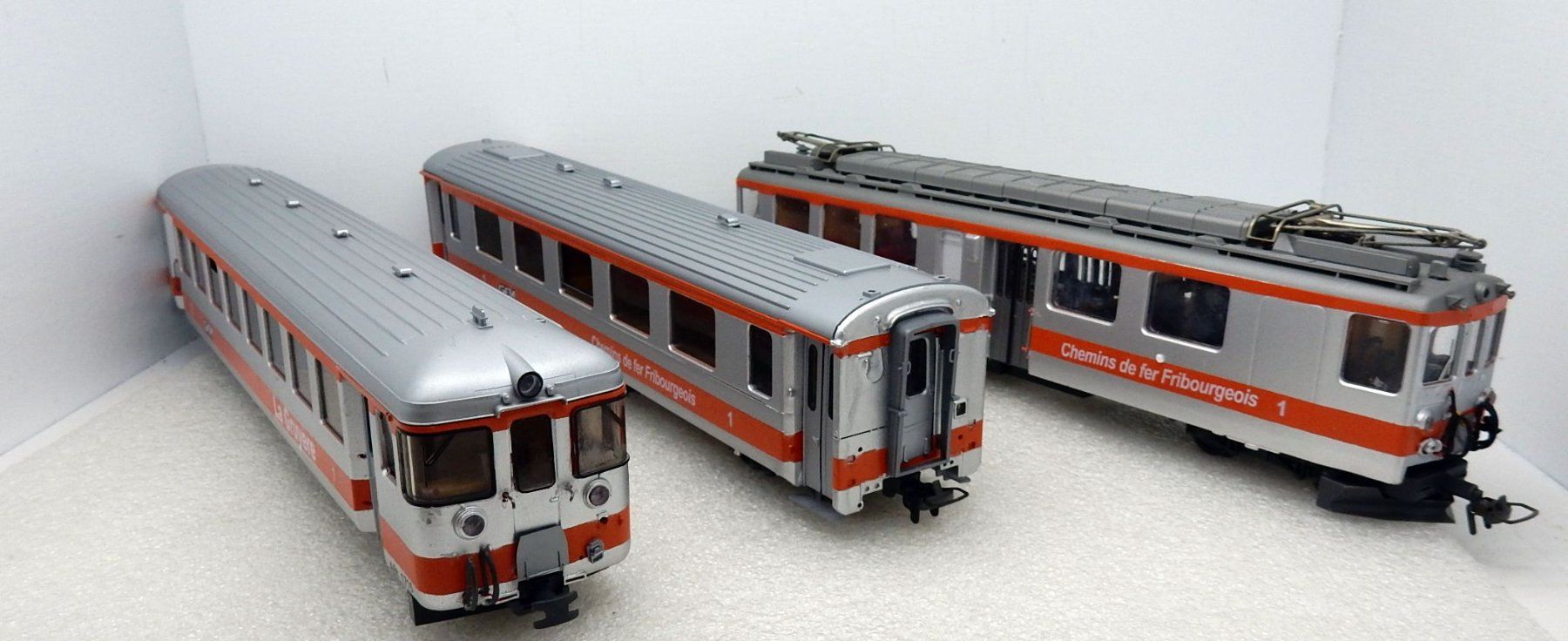 Bemo Trains électriques: Hom- Bemo  - "GFM"  Rame  Réversible de 3 éléments – D'occasion à Locarno par Gudrun2