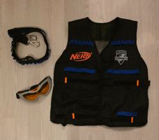 Nerf N-Strike Elite Weste mit Brille und Gurt gebraucht