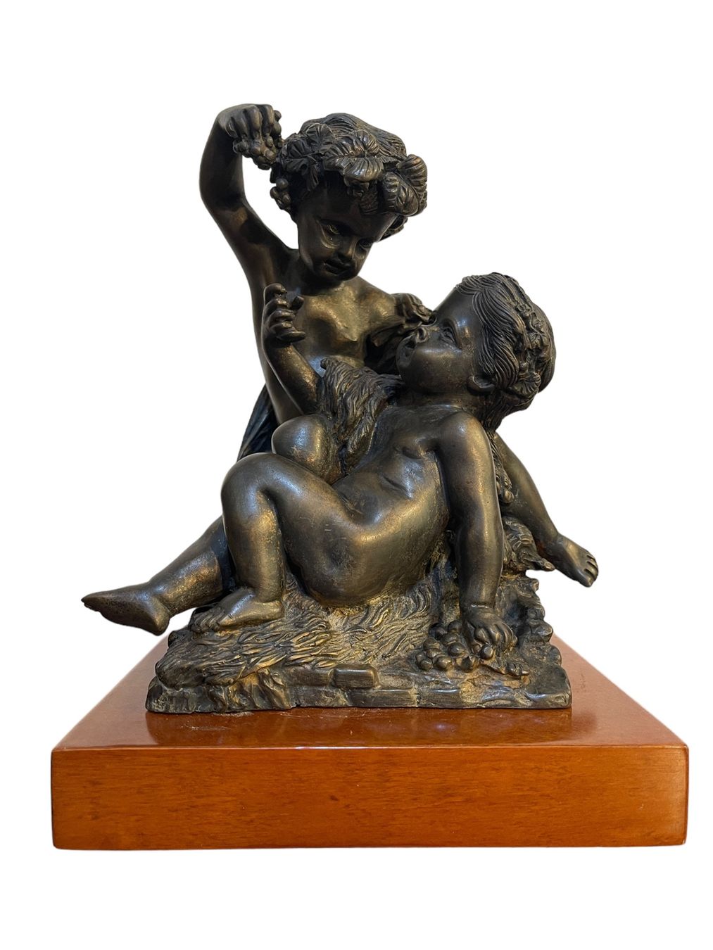 Sculture & Statue: Bronzo putti con uva, XIX secolo – Usato da Bellinzona venduto da Omegart